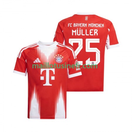 Maillot de Foot Bayern Munich Thomas Muller 25 Domicile 2025-26